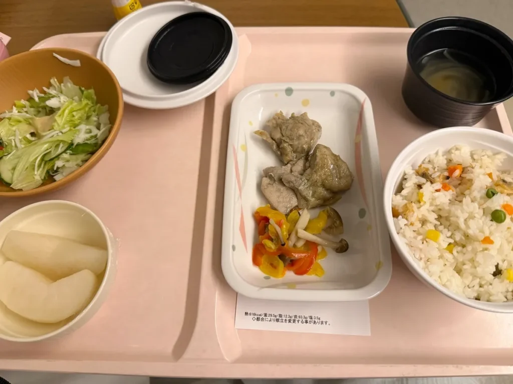 東京慈恵会医科大学附属病院 夕食