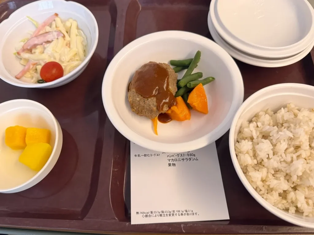 東京慈恵会医科大学附属病院 昼食