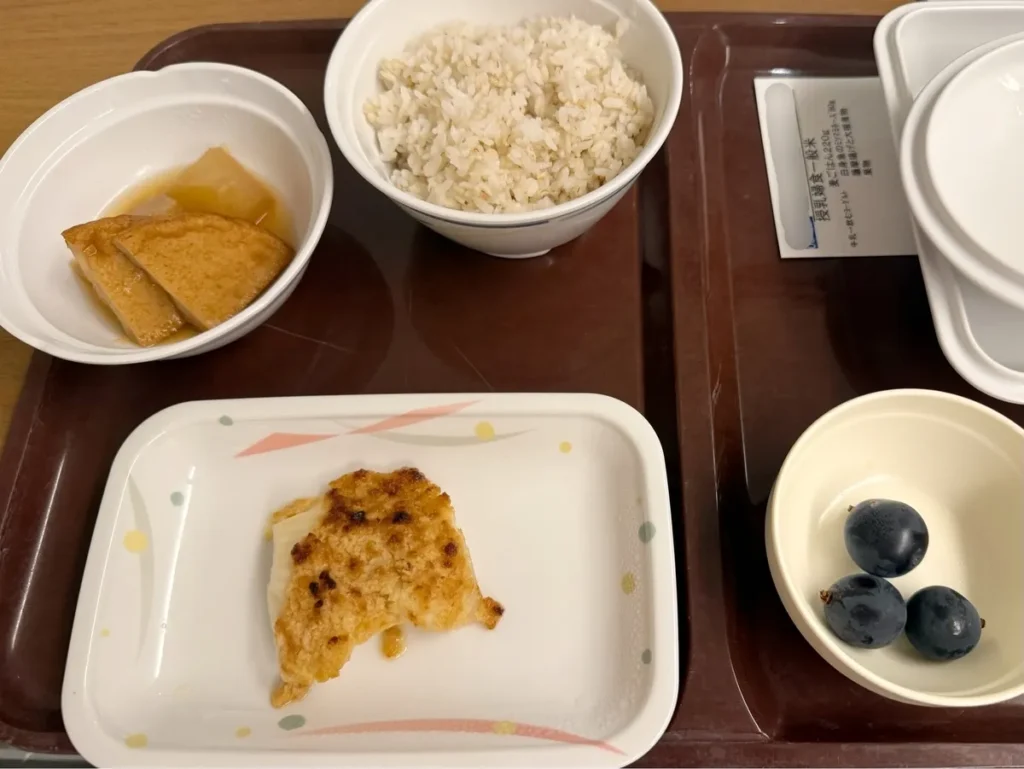 東京慈恵会医科大学附属病院 夕食